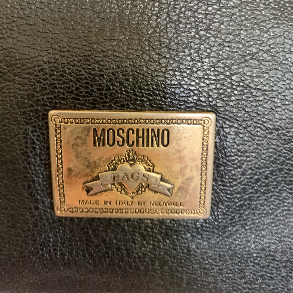 Authentic Vintage Moschino Leather is Forever Tote - Picture 4 of 10